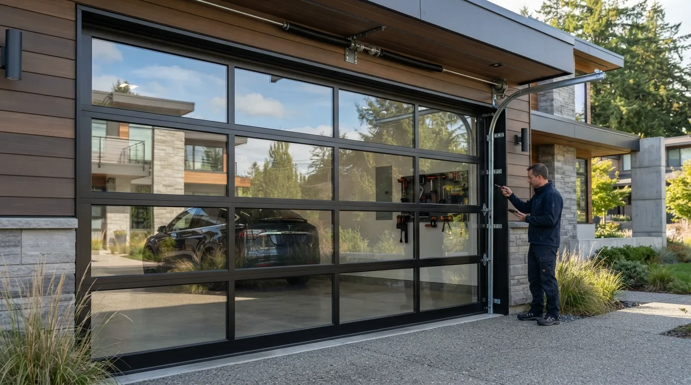 New Garage Door Installation for Great Falls Homes in Chantilly