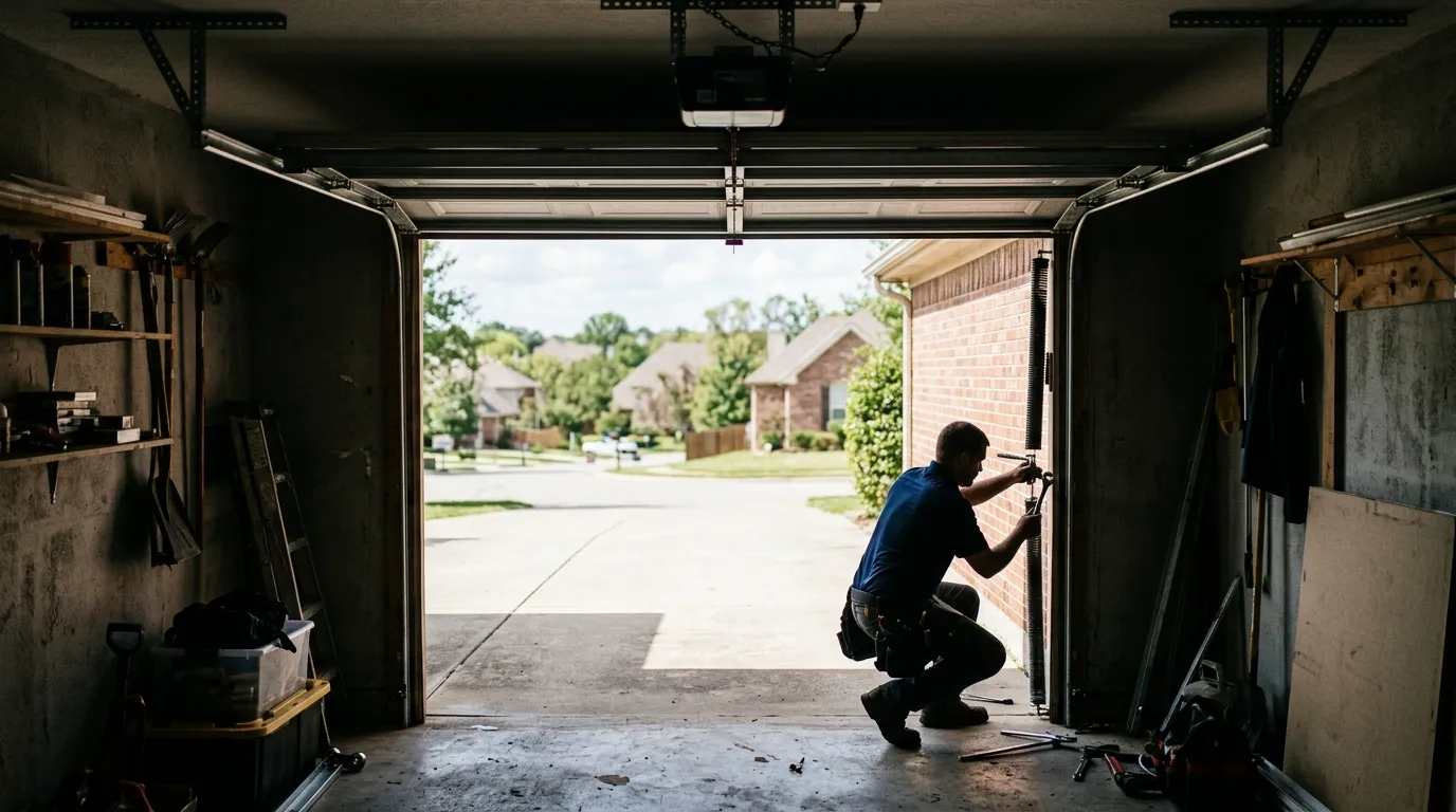 Spring Repair for Wolf Trap's 1980s Double-Door Homes in Chantilly